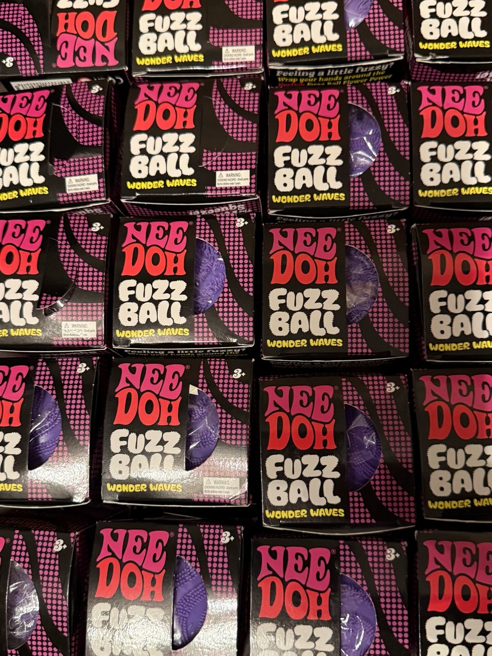 Bundle of 5! Fuzz Ball Wonder Waves green, blue, purple, pink, yellow - Picture 10 of 10